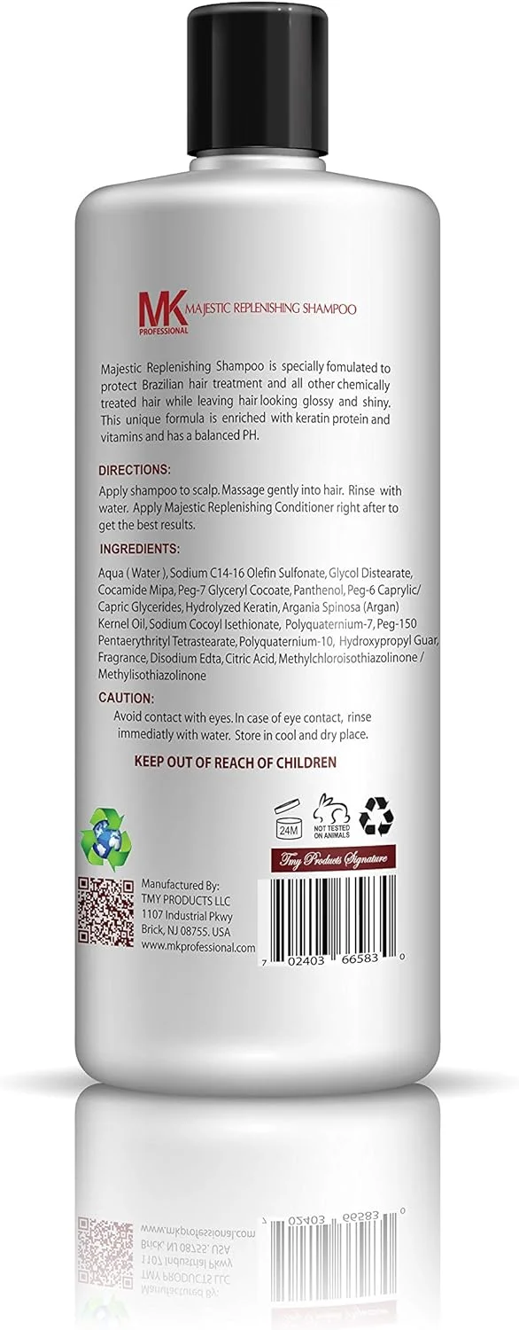 شامپو ترمیم کننده موهای مجستیک کراتین مناسب بانوان، ۱۰۰۰ میلی لیتر