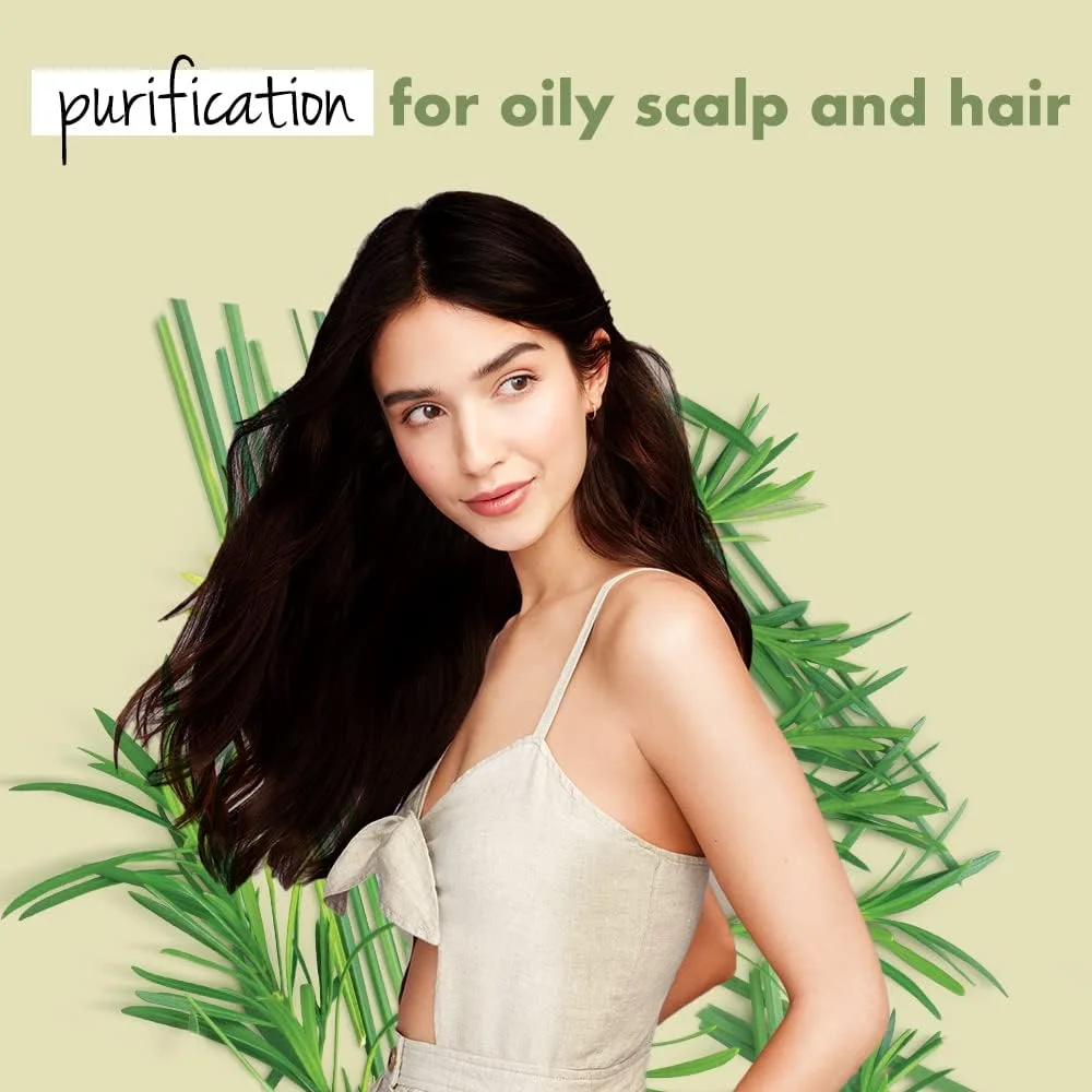 شامپو پاک کننده فاقد سولفات لاو بیوتی اند پلنت درخت چای و نعناع فلفلی و وتیور || بدون پارابن || بدون رنگ || 200 میلی لیتر