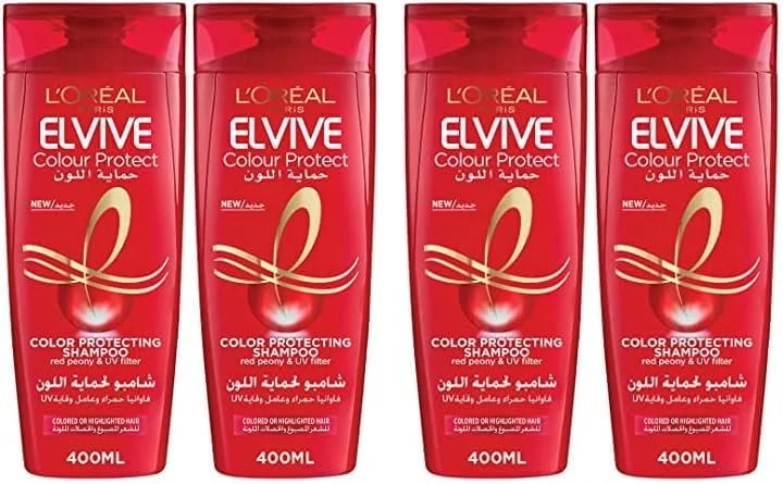 شامپو محافظ رنگ مو لورآل پاریس Elvive، ۴۰۰ میلی لیتر، بسته دوقلو (بسته ۲ عددی)