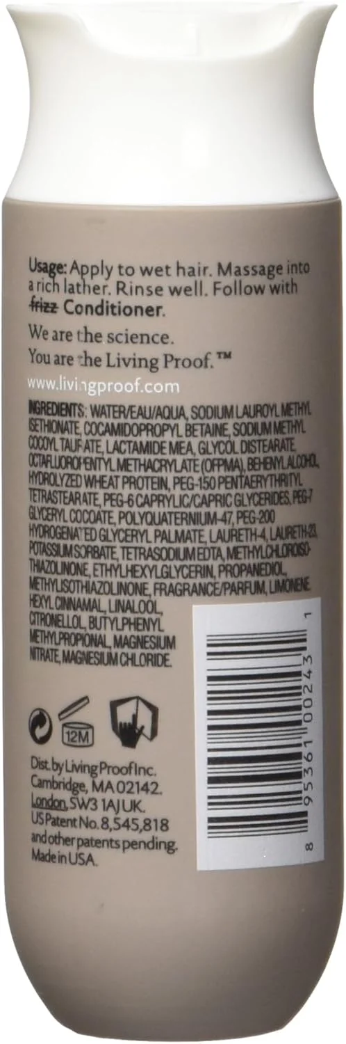 شامپو ضد وز مو لیوینگ پروف مدل No Frizz حجم 60 میلی لیتر - شامپو ضد وز برای موهای صاف و بدون وز