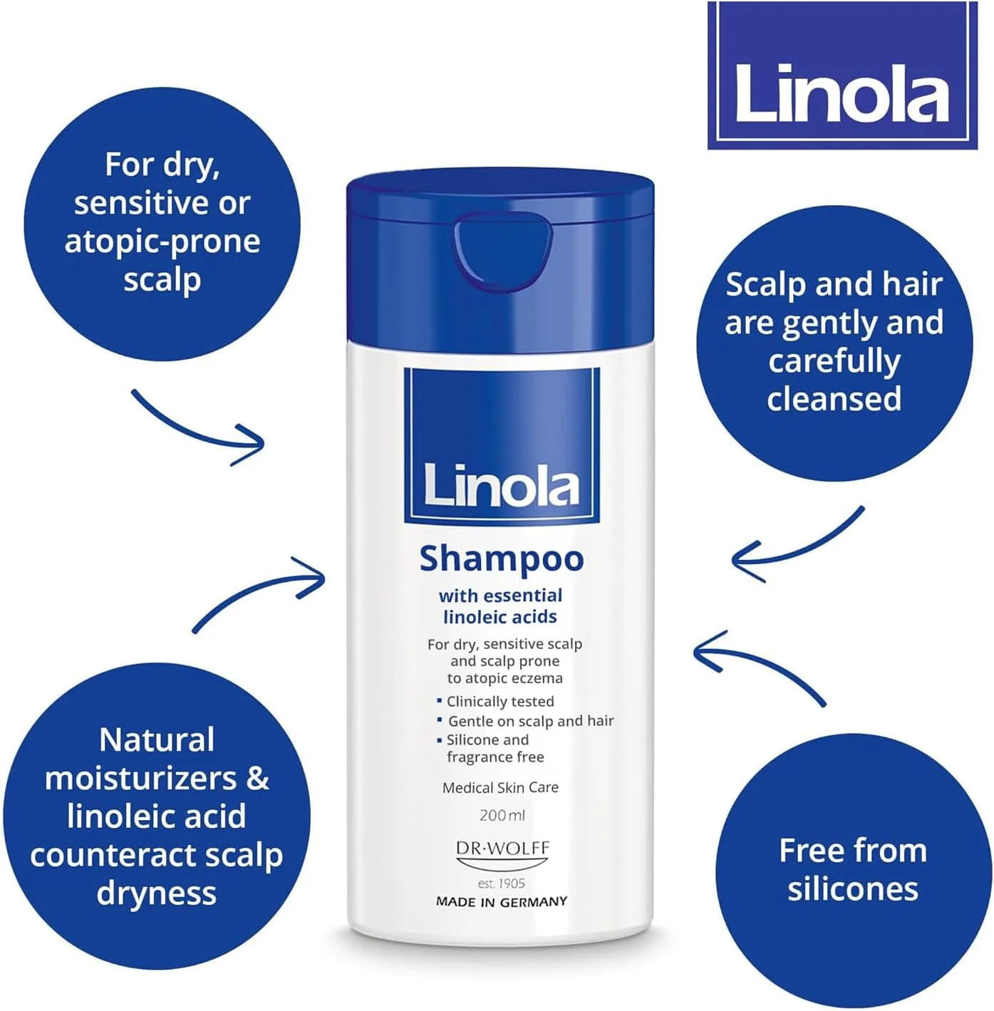 شامپو لینولا، 200 میلی لیتر