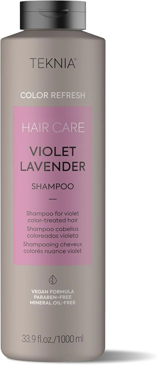 شامپو طراوت بخش رنگ موی بنفش اسطوخودوس لاکمه تکنیا - 1000 میلی لیتر