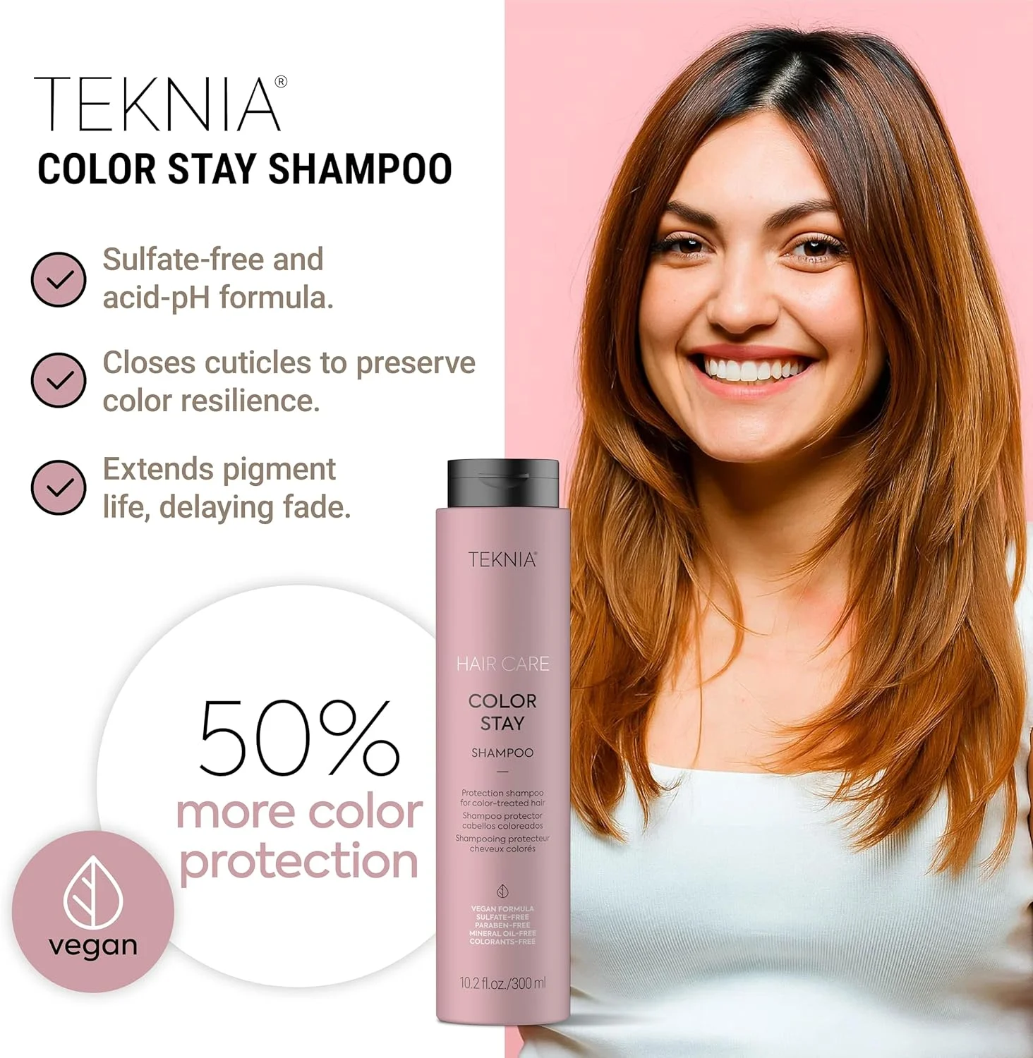 شامپو تثبیت کننده رنگ مو TKN - حجم 300 میلی لیتر