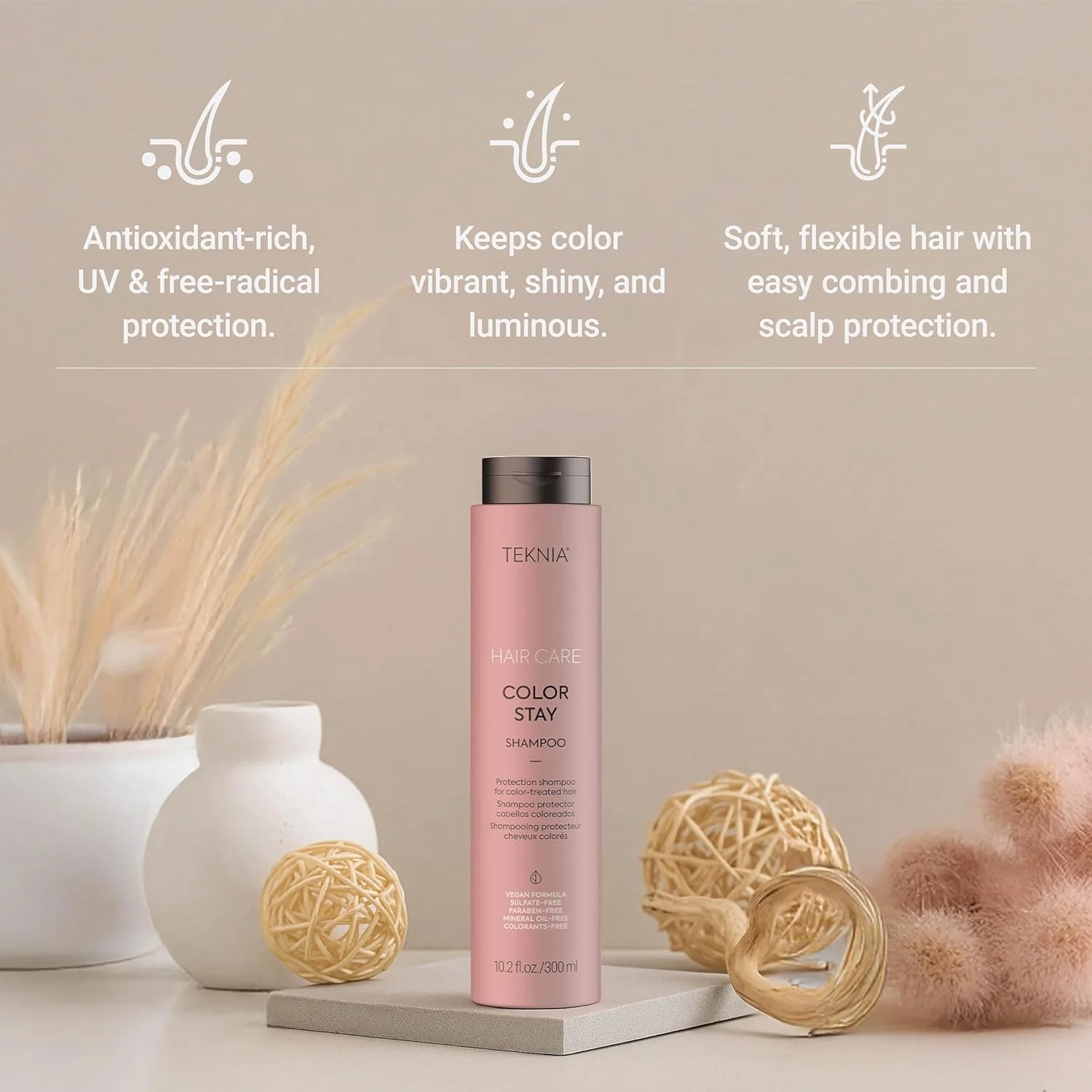 شامپو تثبیت کننده رنگ مو TKN - حجم 300 میلی لیتر