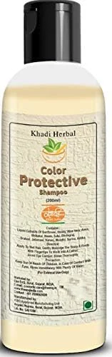شامپو محافظ رنگ مو گیاهی طبیعی خادی 200 میلی لیتر مناسب آقایان و بانوان || موهای رنگ شده || موهای طبیعی || موهای رنگ شده || ارگانیک (دارای گواهی) || بدون پارابن و سولفات