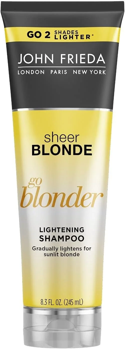 شامپو روشن کننده مو جان فریدا مدل Sheer Blonde Go Blonder حجم 245 میلی لیتر (بسته 2 عددی) شامپو روشن کننده مو جان فریدا مدل Sheer Blonde Go Blonder حجم 245 میلی لیتر (بسته 2 عددی)