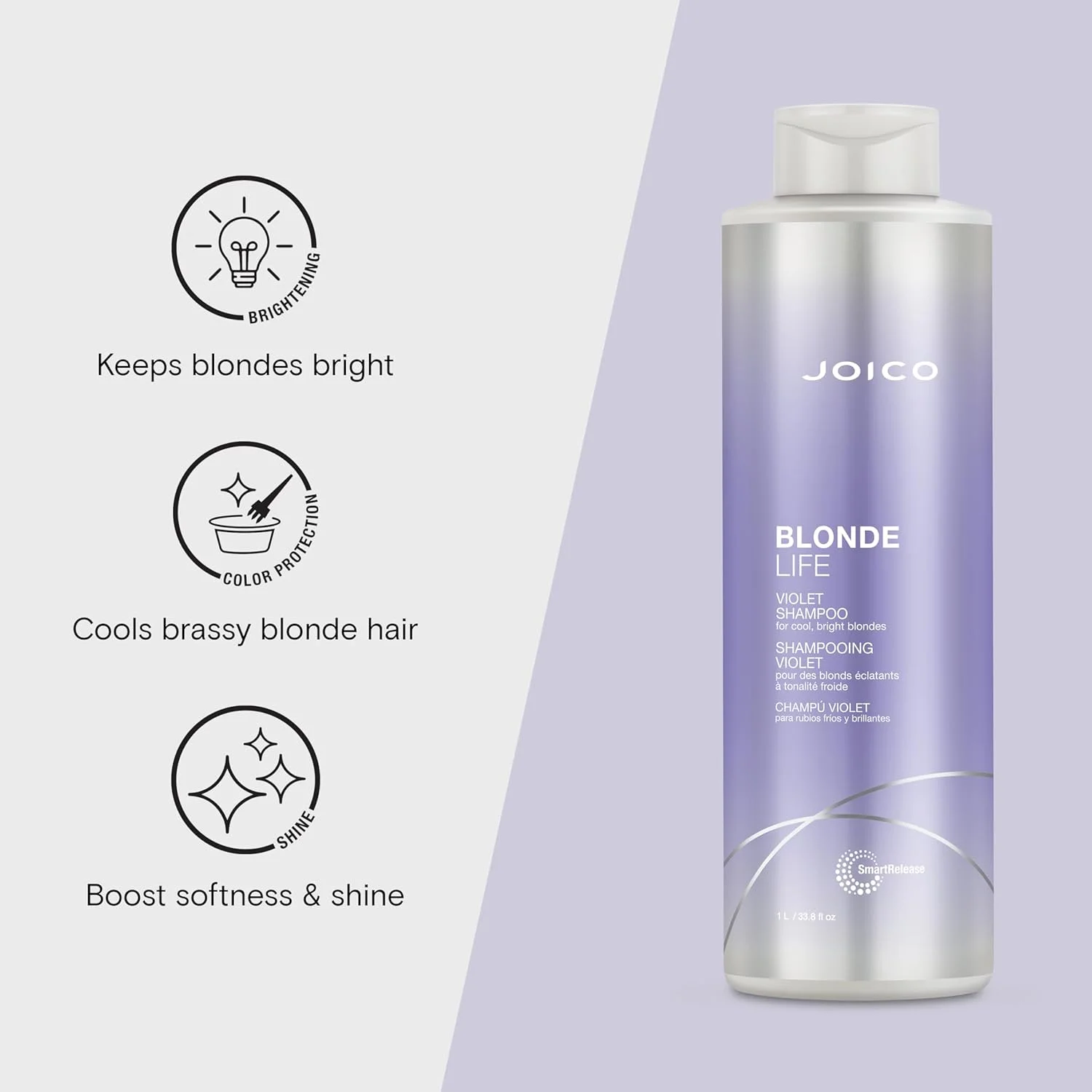 شامپو بنفش جویکو بلوند لایف 1 لیتری