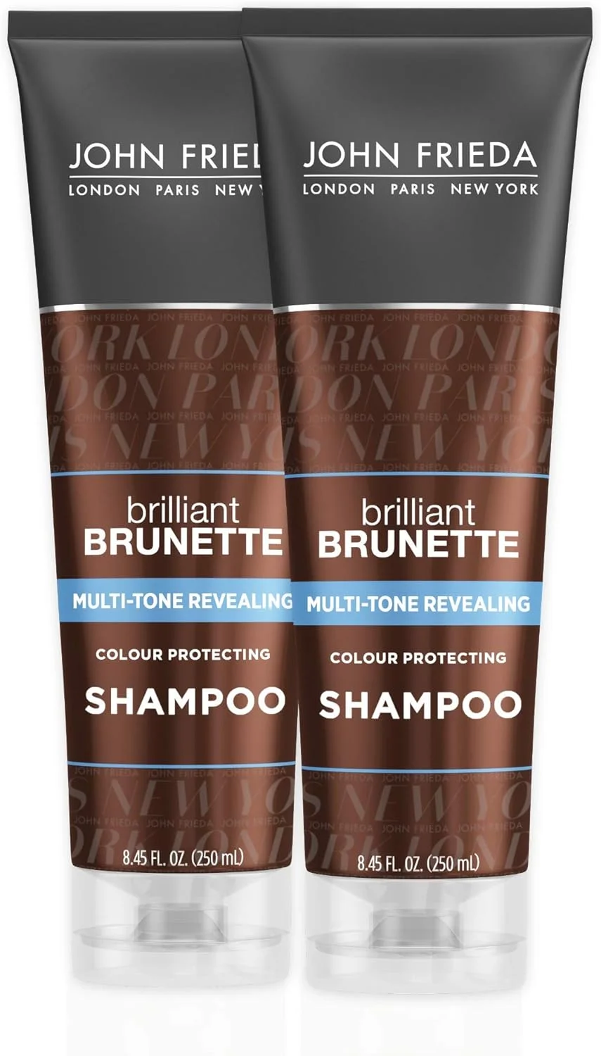 شامپو روزانه جان فریدا Brilliant Brunette Multi-Tone Revealing، 250 میلی لیتر (بسته 2 عددی)