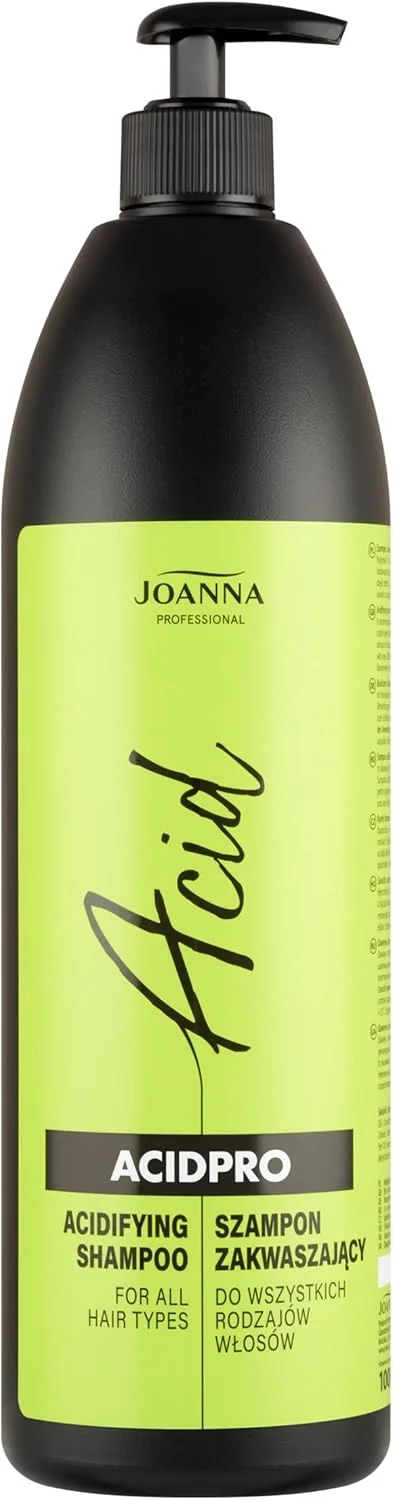 محصولات حرفه ای جوآنا AcidPro Complex – درمان فشرده مو – شامپو متعادل کننده pH – تثبیت کننده رنگ – محافظت، تقویت و آماده سازی مو برای حالت دهی بیشتر - 1000 میلی لیتر
