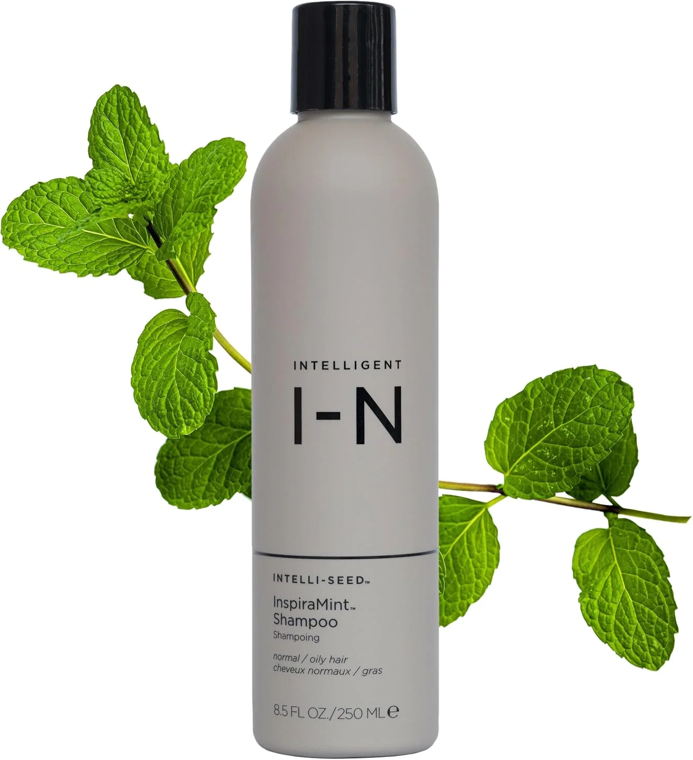 شامپو نعناع ارگانیک روزانه اینتلیجنت نوتریشنز اینسپیرا مینت، شامپو تقویت کننده نعناع ارگانیک برای موهای نازک و چرب، متعادل کننده، طراوت بخش، محافظ رنگ مو، وگان، 250 میلی لیتر