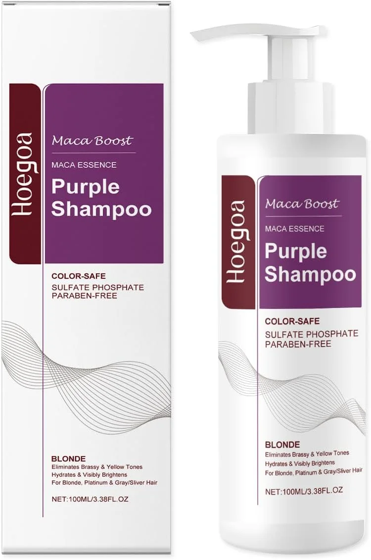 شامپو بنفش برای موهای بلوند، نقره ای و خاکستری، فورا زردی و تناژ نارنجی را خنثی می کند، درخشندگی را احیا می کند، برای موهای رنگ شده بی خطر است و با هر بار شستشو درخشندگی و نرمی می بخشد.