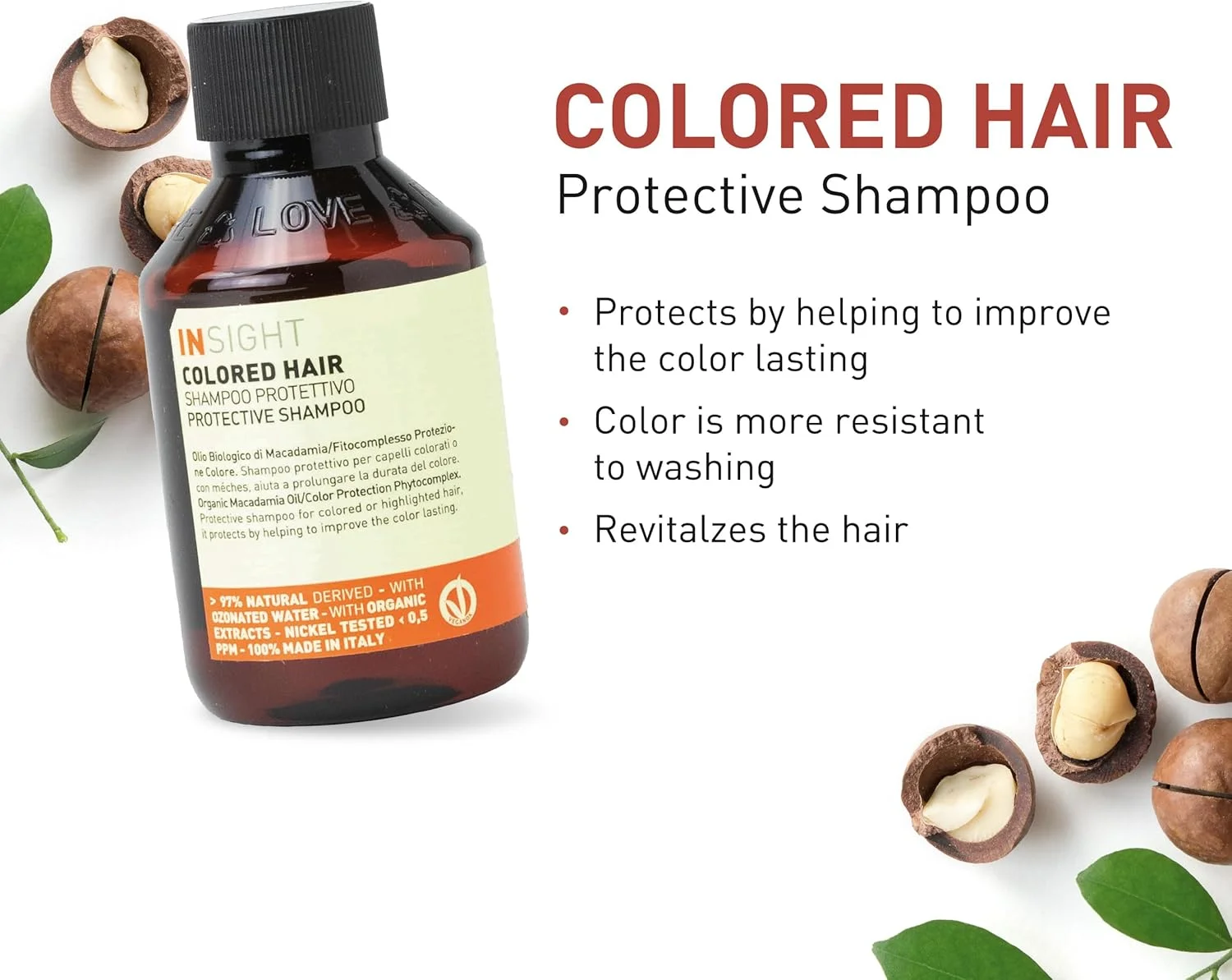 شامپو محافظ موهای رنگ شده اینسایت 100 میلی لیتر