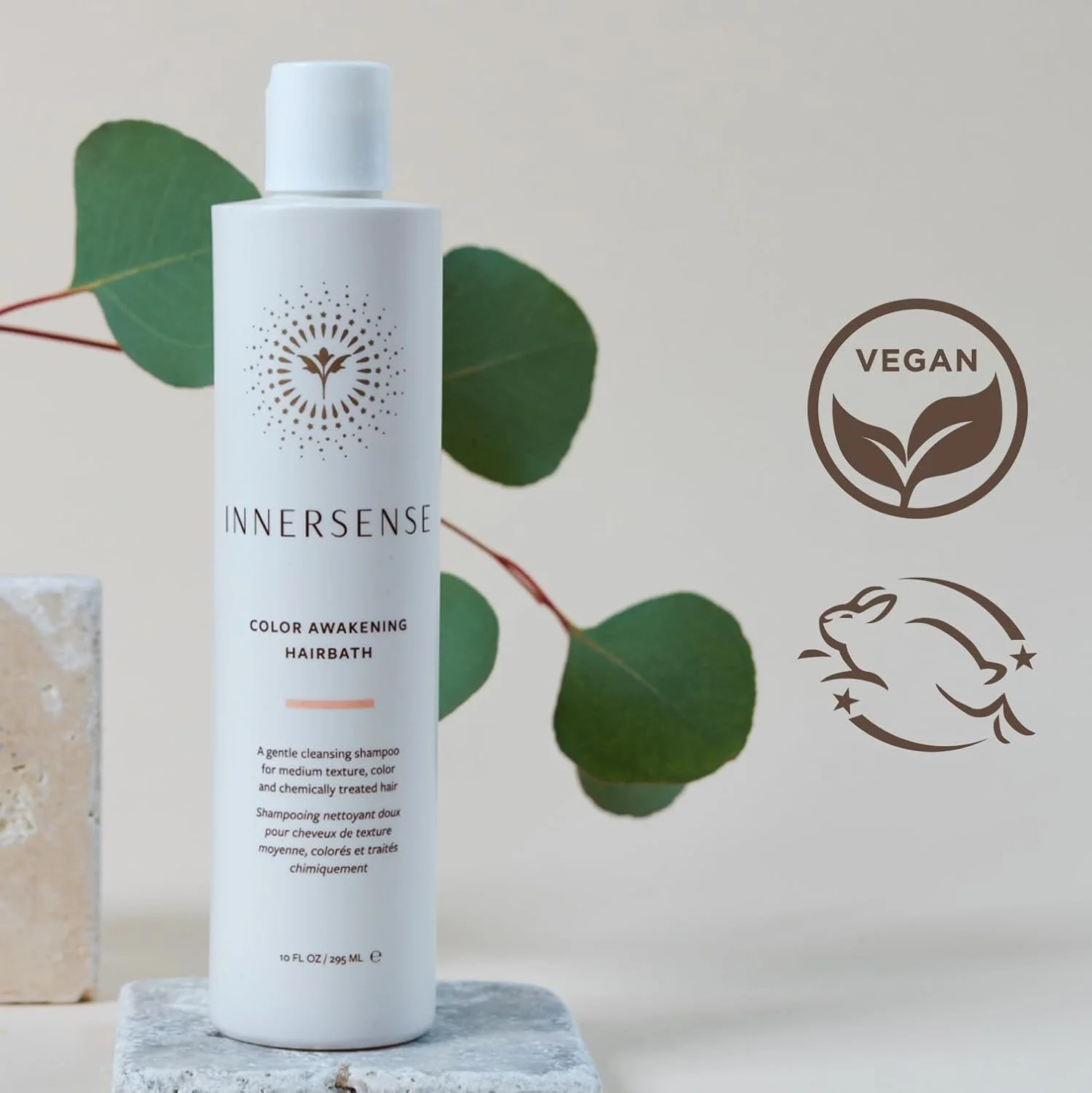 شامپو تقویت کننده رنگ موی طبیعی INNERSENSE Organic Beauty | غیر سمی، بدون تست حیوانی، مراقبت موی پاک (کیسه پرکننده 946 میلی لیتری)