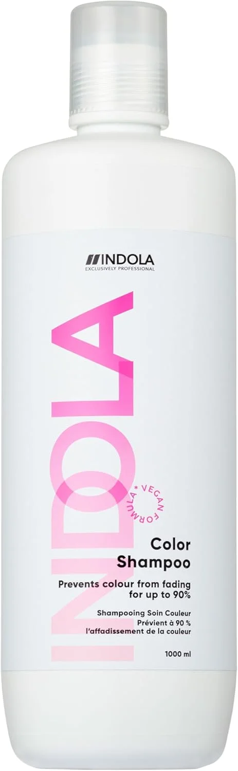 شامپو تثبیت کننده رنگ مو ایندولا | 1000 میلی لیتر | محافظت و تثبیت کننده رنگ مو با کراتین وگان