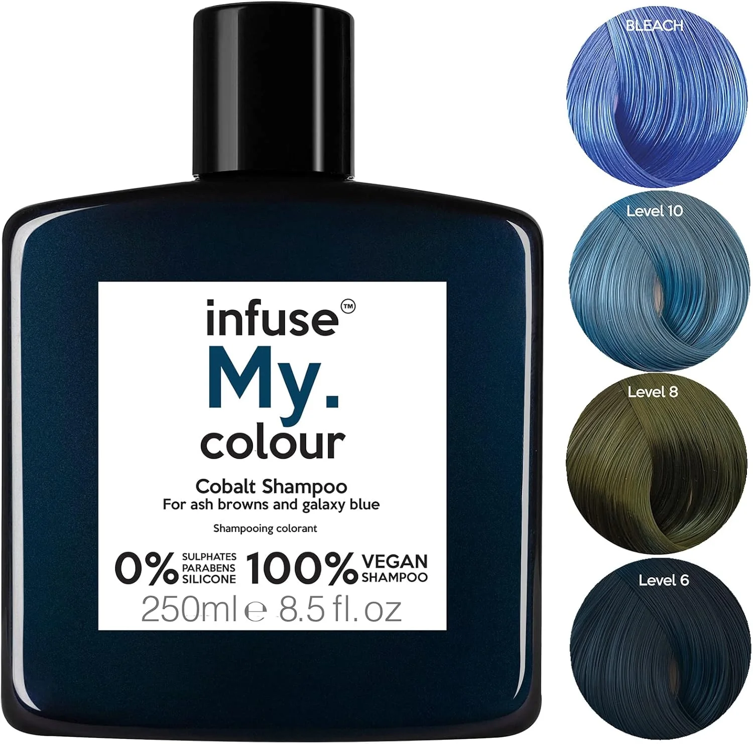 شامپو رنگساژ آبی کبالت اینفیوز مای کالر