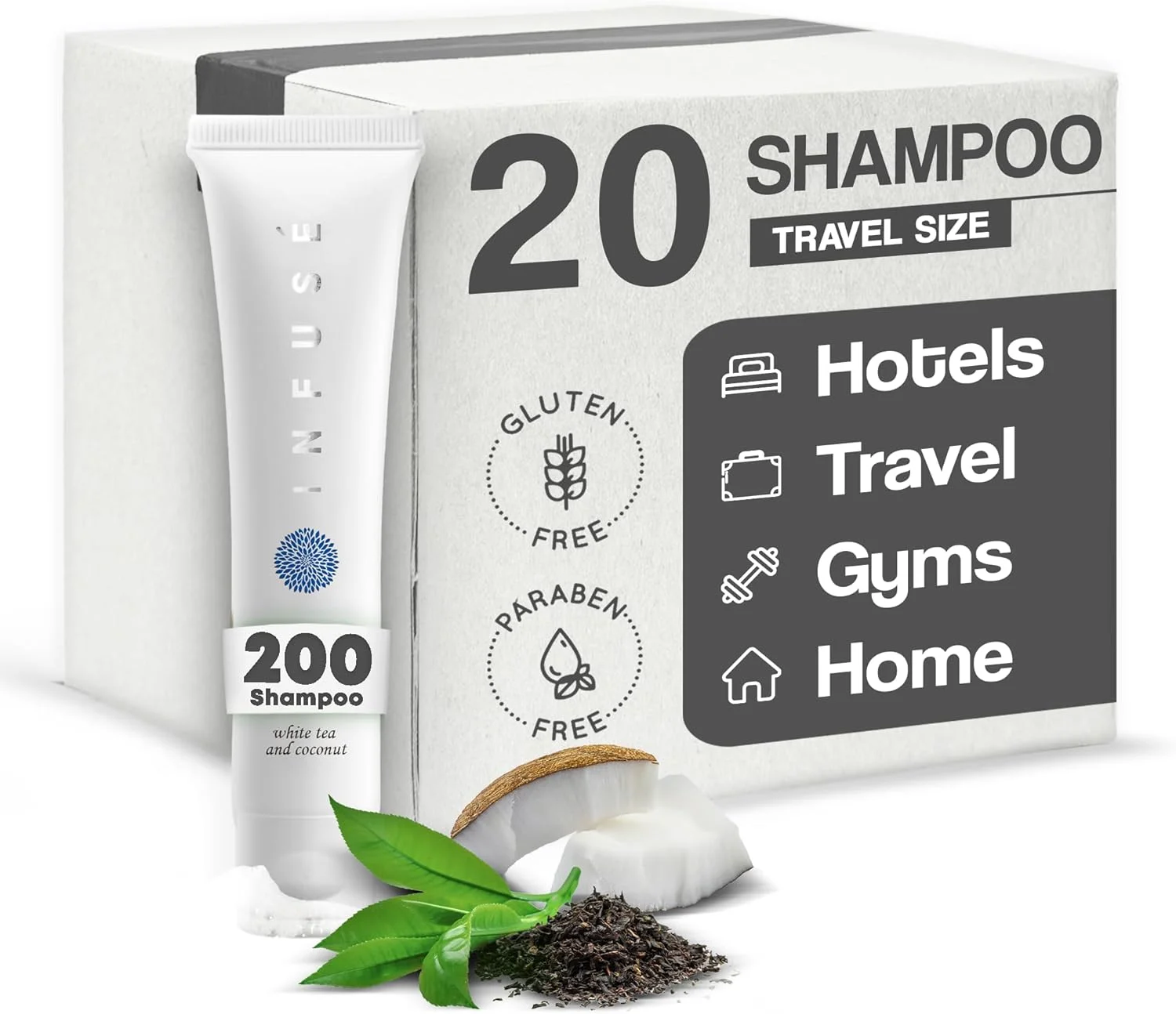 شامپو هتلی مسافرتی Infuse، حجم 30 میلی لیتر (بسته 20 عددی)