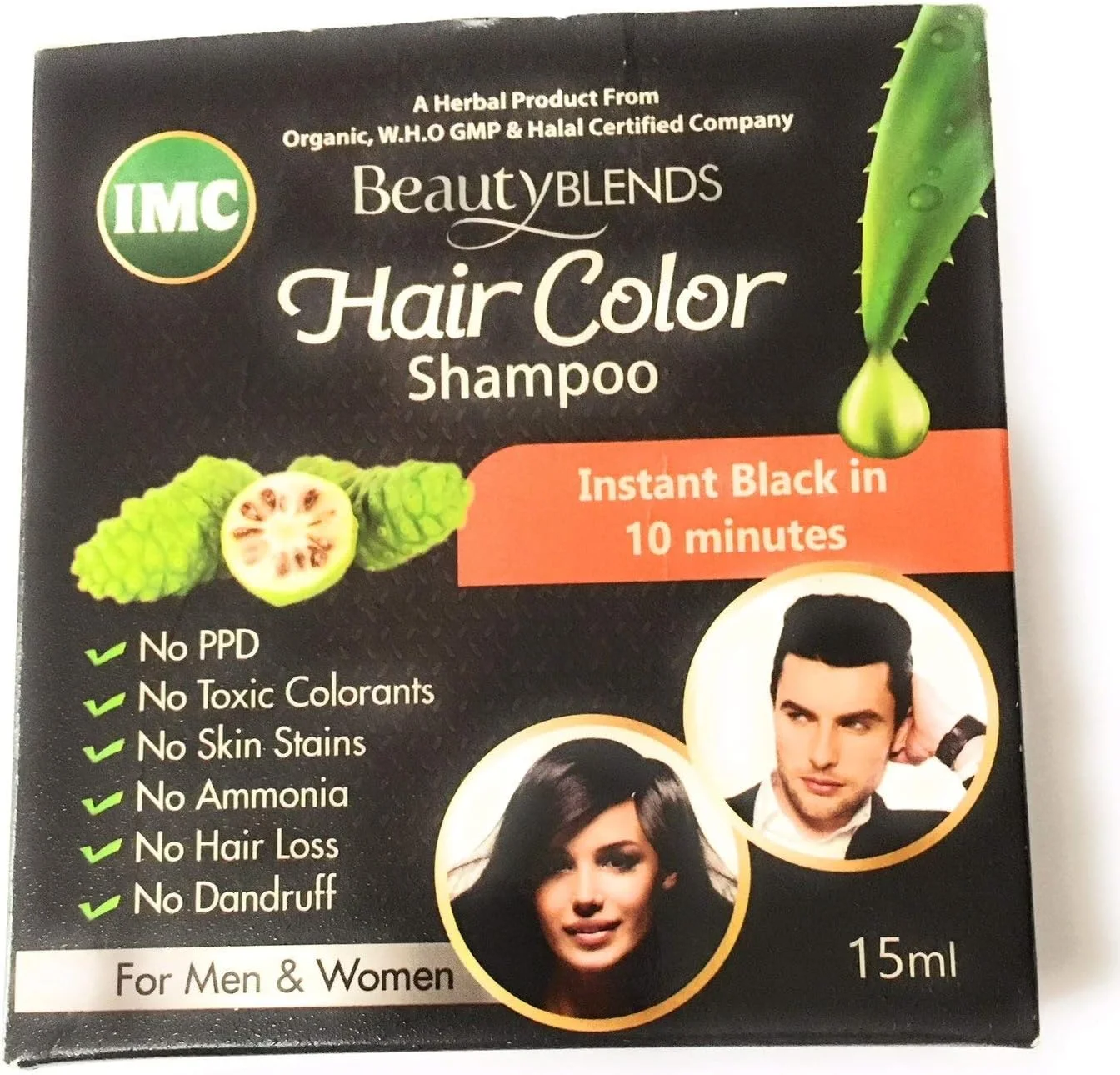 شامپو رنگ موی نونی IMC Beauty Blends - 15 میلی لیتر - 4 ساشه