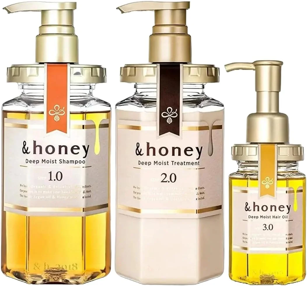 مجموعه مراقبت از مو شامپو 440 میلی لیتر، نرم کننده 440 میلی لیتر و روغن مو 100 میلی لیتر &Honey Deep Moist مجموعه مراقبت از مو شامپو 440 میلی لیتر، نرم کننده 440 میلی لیتر و روغن مو 100 میلی لیتر &Honey Deep Moist