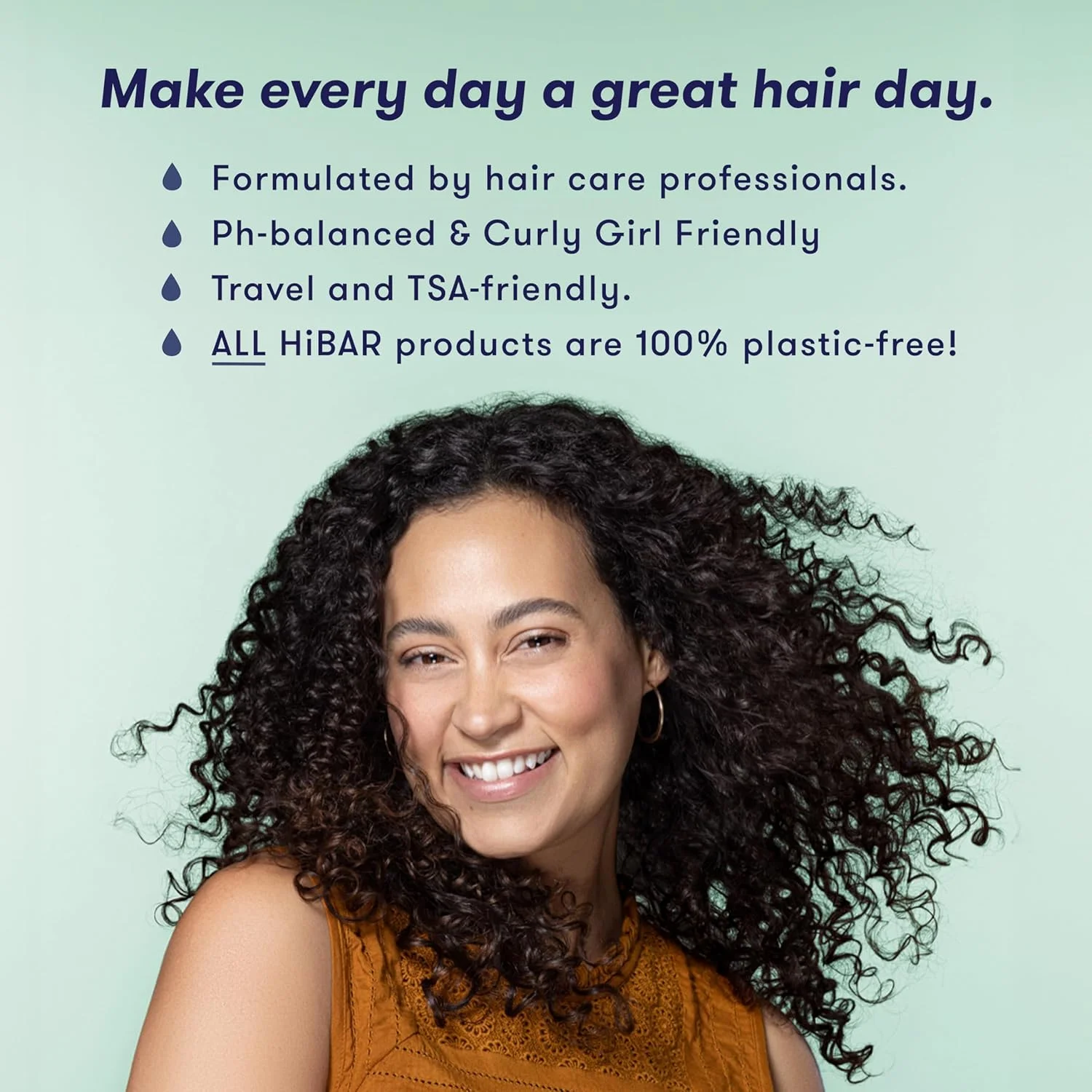 مجموعه شامپو و نرم کننده مو فرفری هایبار - برای موهای فر - حالت دهنده، پاک کننده و مغذی - باباسو، کره پراکاکسی و کمپلکس فر - بدون پلاستیک، صابون، پارابن و سولفات - محافظ رنگ مو و وگان - 2 عدد بار جامد