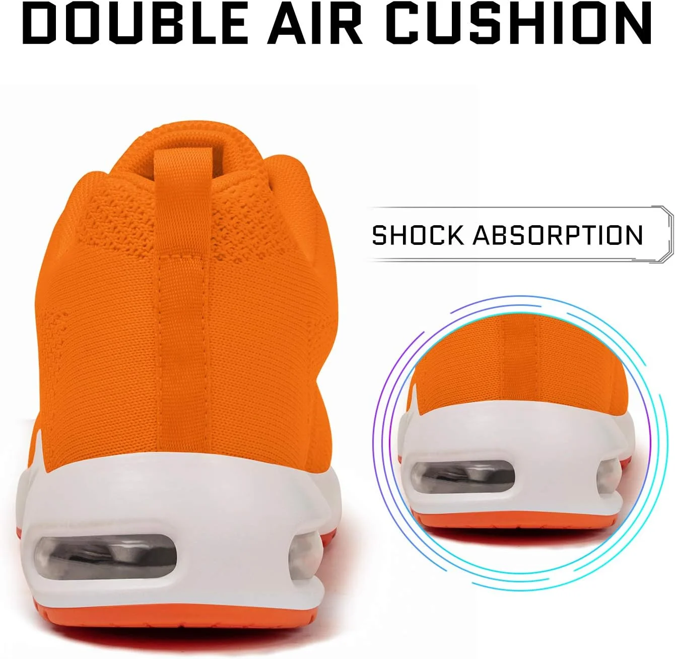 کفش ورزشی زنانه میشانشا، مناسب دویدن و پیاده روی، تنفس پذیر با بالشتک هوا، نارنجی، سایز 5.5 کفش ورزشی زنانه میشانشا، مناسب دویدن و پیاده روی، تنفس پذیر با بالشتک هوا، نارنجی، سایز 5.5