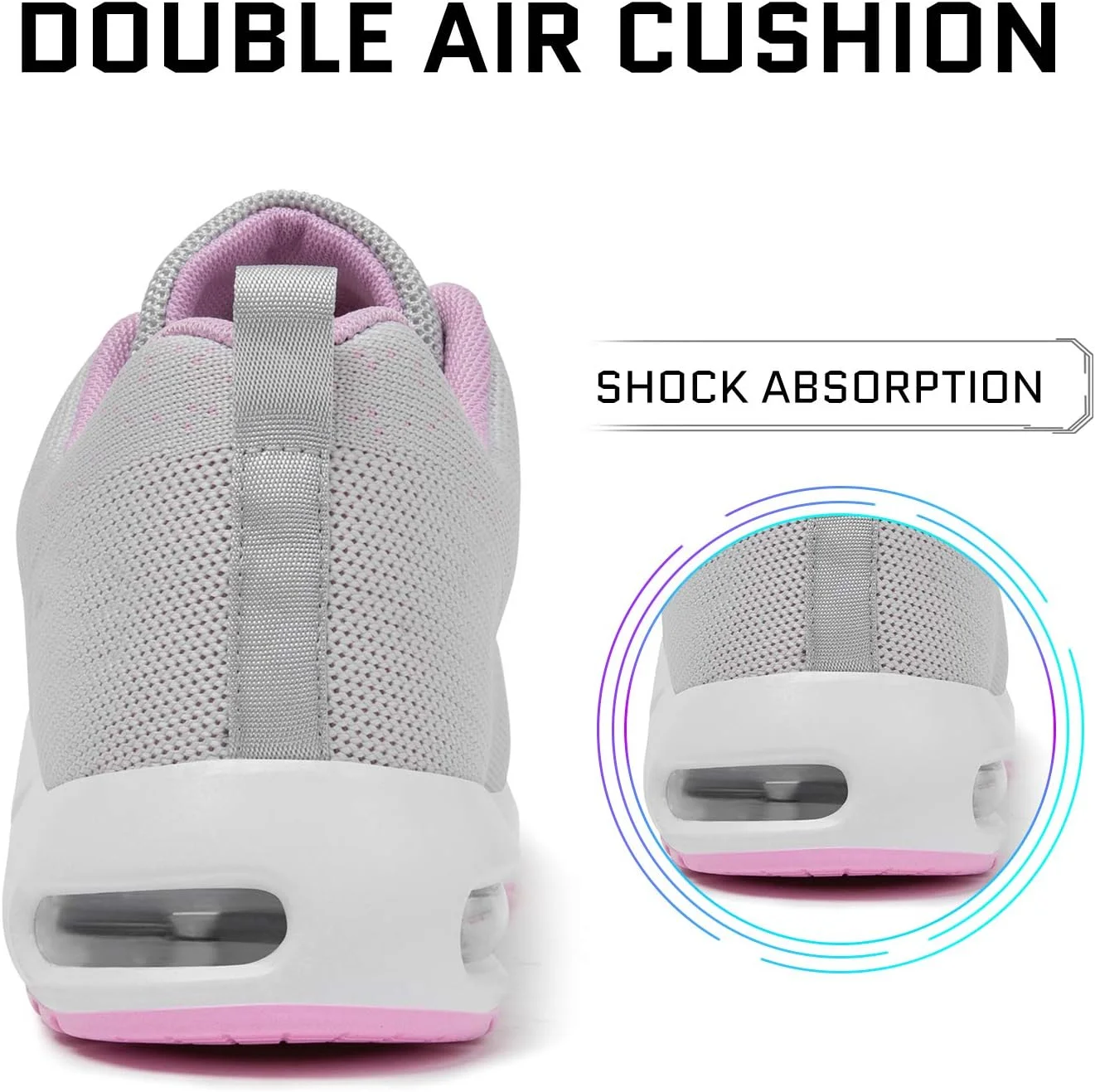 کفشهای دویدن و پیادهروی زنانه میشانشا، تنفسپذیر با بالشتک هوا، خاکستری ارتشی، سایز 5.5 کفشهای دویدن و پیادهروی زنانه میشانشا، تنفسپذیر با بالشتک هوا، خاکستری ارتشی، سایز 5.5