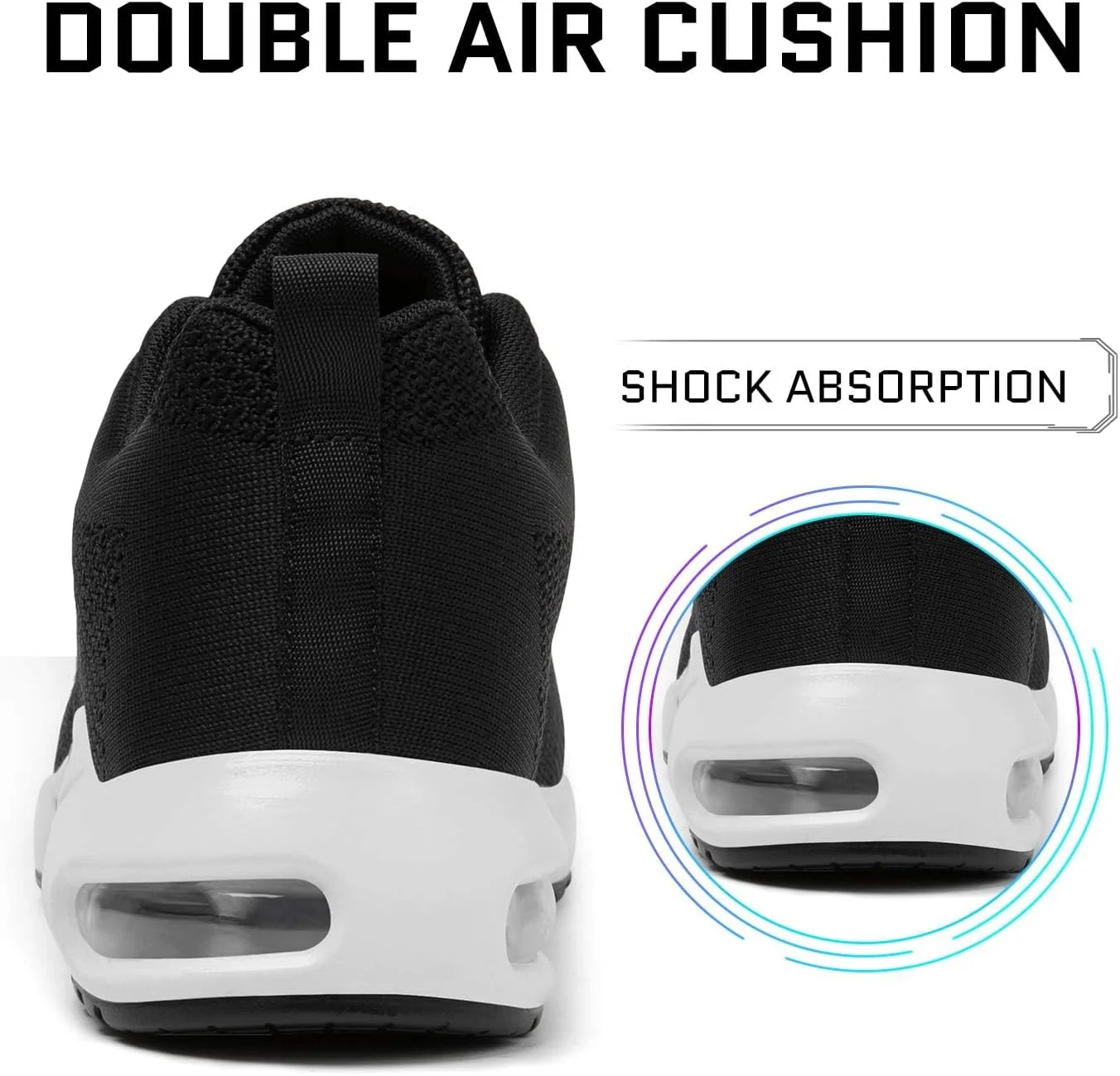 کفشهای ورزشی زنانه میشانشا، مناسب دویدن و پیادهروی، تنفسپذیر با بالشتک هوا، مشکی شیرینبیان، سایز 8.5 کفشهای ورزشی زنانه میشانشا، مناسب دویدن و پیادهروی، تنفسپذیر با بالشتک هوا، مشکی شیرینبیان، سایز 8.5