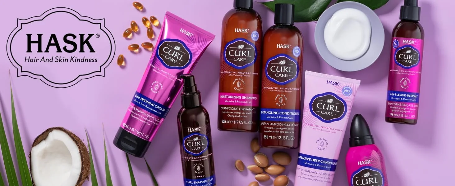 شامپو مراقبت از فر مو هاسک، مناسب برای انواع فر مو، ایمن برای موهای رنگ شده و بدون تست حیوانی - یک بطری 355 میلی لیتری