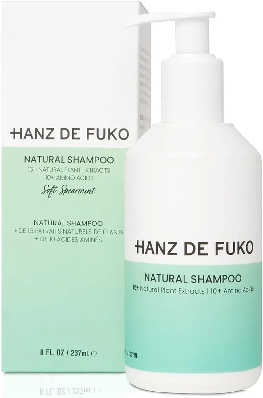 شامپو طبیعی ممتاز هانز دی فوکو – پاک کننده موی با عملکرد بالا – بدون سولفات و پارابن – تسکین دهنده تحریک پوست سر – 16+ عصاره گیاهی طبیعی - 237 میلی لیتر