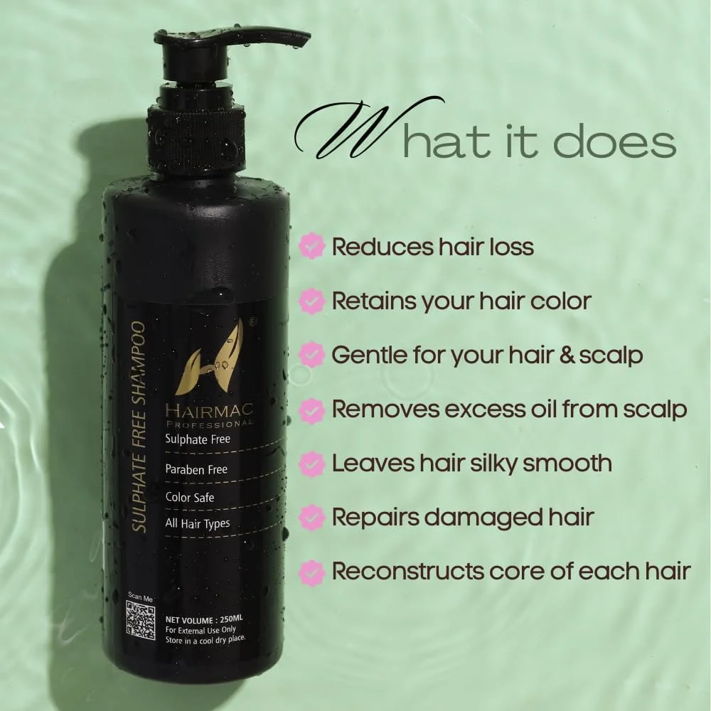 شامپو بدون سولفات هیرمک 250 میلی لیتر