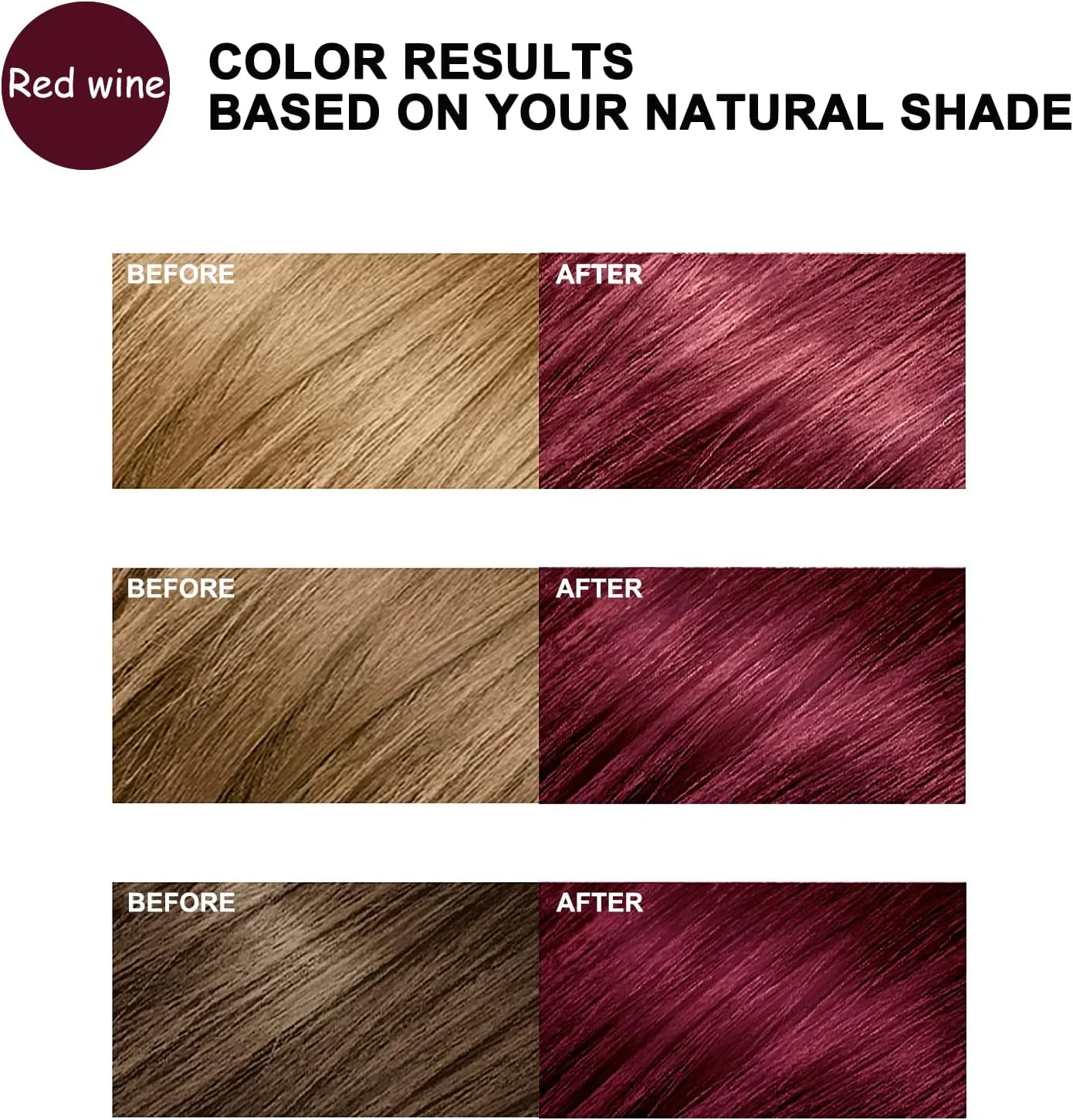 شامپو رنگ موی قهوه ای مایل به قرمز طبیعی GURKOOYD - شامپو رنگ موی فوری چائو کناس - رنگ مو برای پوشش موهای سفید - شامپو رنگ موی طبیعی زنانه و مردانه در عرض چند دقیقه (شراب قرمز) شامپو رنگ موی قهوه ای مایل به قرمز طبیعی GURKOOYD - شامپو رنگ موی فوری چائو کناس - رنگ مو برای پوشش موهای سفید - شامپو رنگ موی طبیعی زنانه و مردانه در عرض چند دقیقه (شراب قرمز)