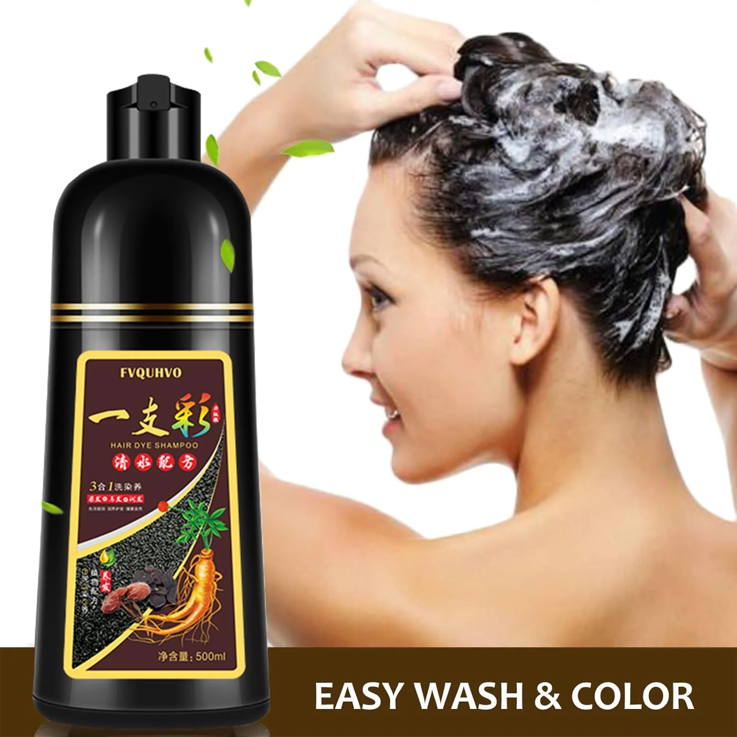 شامپو رنگ موی قهوه ای مایل به قرمز طبیعی GURKOOYD - شامپو رنگ موی فوری چائو کناس - رنگ مو برای پوشش موهای سفید - شامپو رنگ موی طبیعی زنانه و مردانه در عرض چند دقیقه (شراب قرمز) شامپو رنگ موی قهوه ای مایل به قرمز طبیعی GURKOOYD - شامپو رنگ موی فوری چائو کناس - رنگ مو برای پوشش موهای سفید - شامپو رنگ موی طبیعی زنانه و مردانه در عرض چند دقیقه (شراب قرمز)