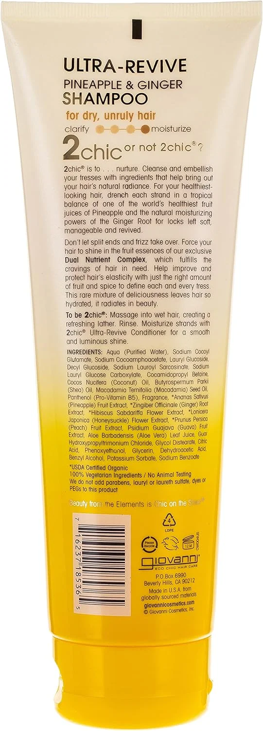 شامپو احیا کننده فوق العاده مو جووانی 2 چیک، 236 میلی لیتر