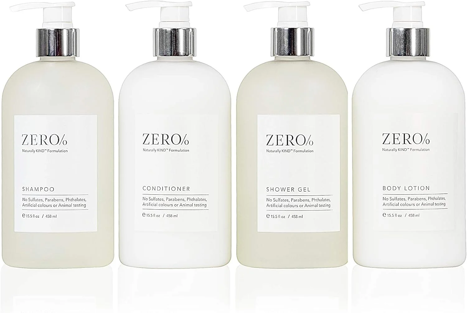 شامپو صفر درصد Gilchrist & Soames، بطری 458 میلی لیتری