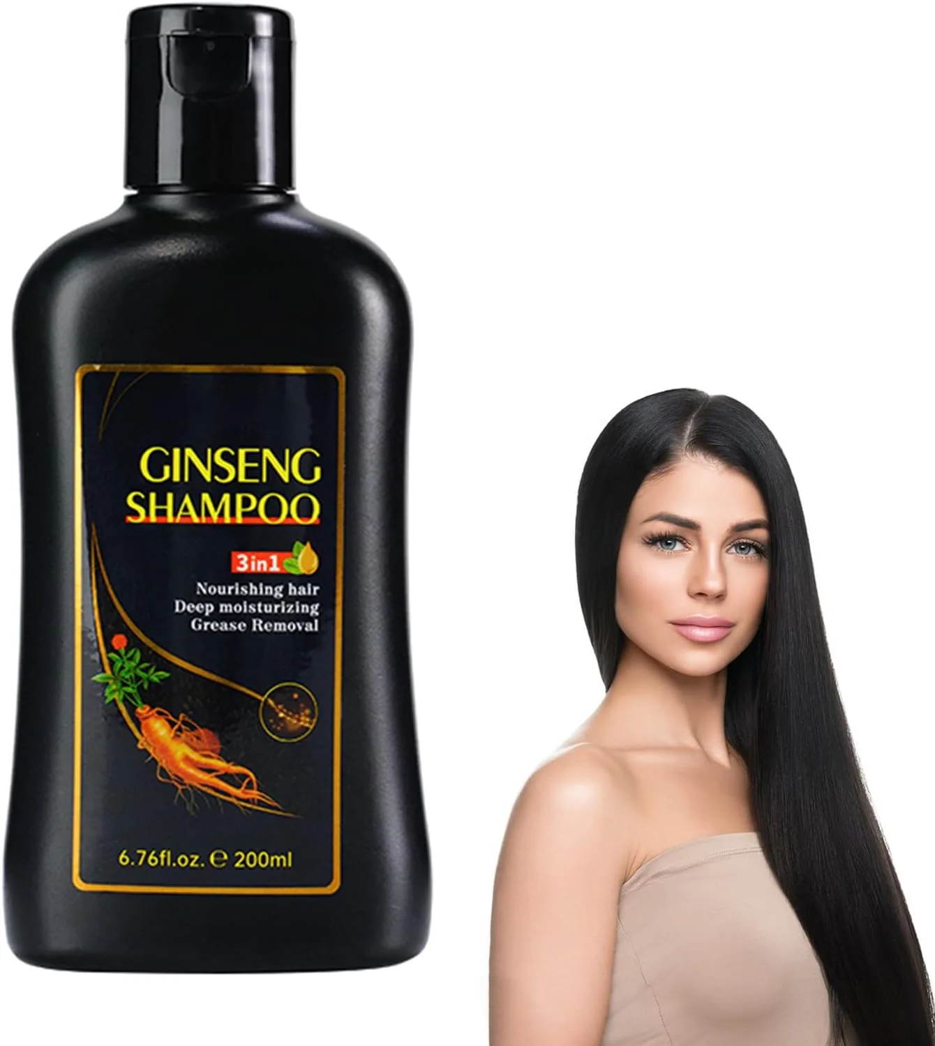 شامپو تیره کننده مو جینسینگ - پوشش طبیعی موهای خاکستری برای زنان و مردان، شامپو جینسینگ مغذی با عصاره های گیاهی، تقویت کننده موهای نازک، 200 میلی لیتر شامپو تیره کننده مو جینسینگ - پوشش طبیعی موهای خاکستری برای زنان و مردان، شامپو جینسینگ مغذی با عصاره های گیاهی، تقویت کننده موهای نازک، 200 میلی لیتر