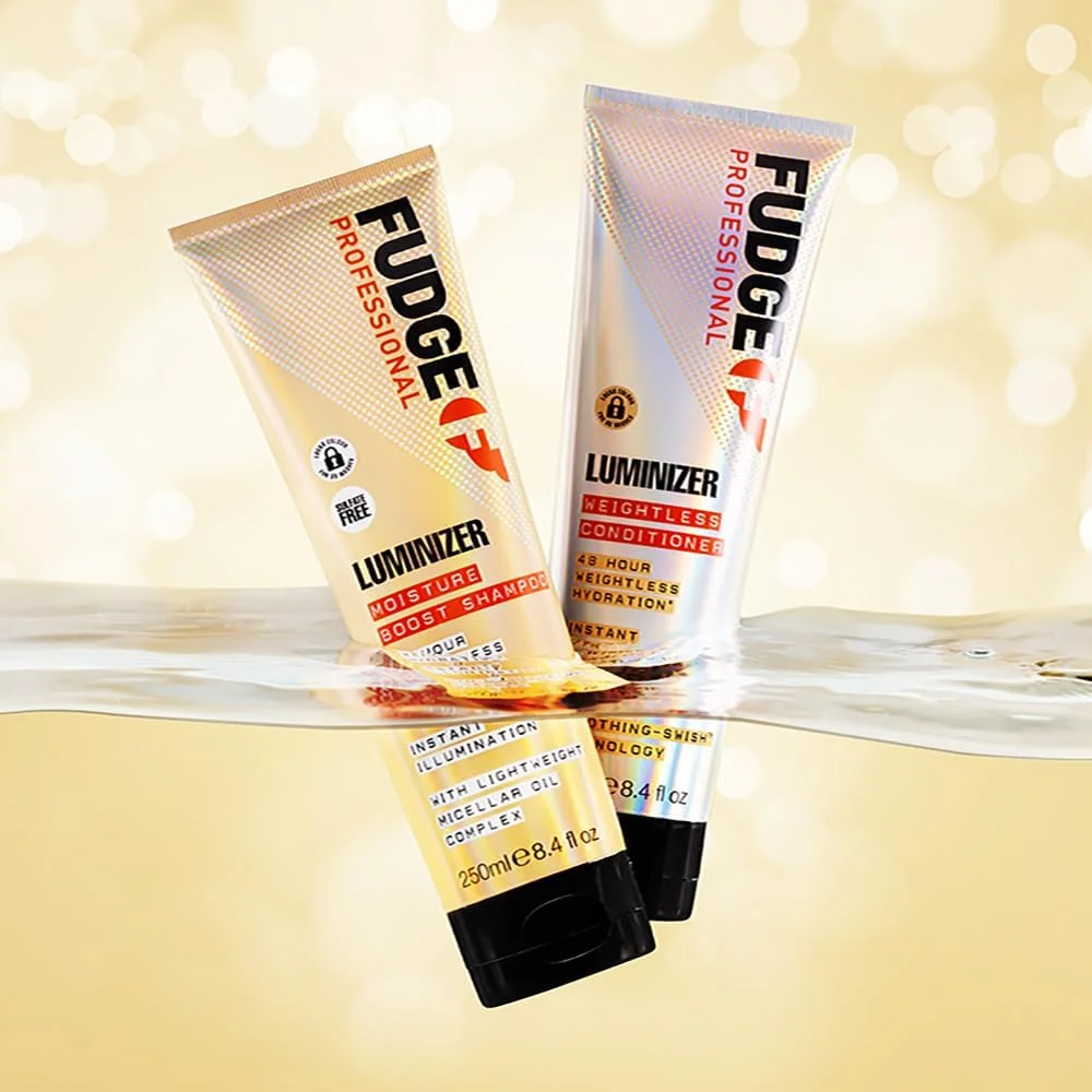 شامپو تقویت کننده رطوبت و درخشان کننده مو فاج پروفشنال لومینایزر، تثبیت کننده رنگ مو، درخشش فوری، آبرسانی 48 ساعته، بدون سولفات، 250 میلی لیتر