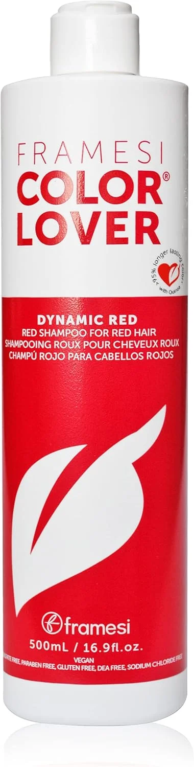شامپو محافظ رنگ موی قرمز Framesi Color Lover Dynamic Red، حجم 500 میلی لیتر، شامپو موی قرمز، شامپو برای موهای رنگ شده شامپو محافظ رنگ موی قرمز Framesi Color Lover Dynamic Red، حجم 500 میلی لیتر، شامپو موی قرمز، شامپو برای موهای رنگ شده