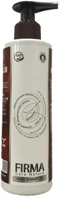شامپو Firma - بدون سولفات - روغن بادام، روغن آرگان و کراتین - 250 میلی لیتر شامپو Firma - بدون سولفات - روغن بادام، روغن آرگان و کراتین - 250 میلی لیتر