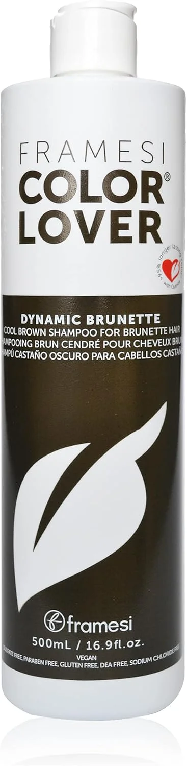 شامپو محافظ رنگ موهای قهوه ای Framesi Color Lover Dynamic Brunette، 500 میلی لیتر، شامپو بدون سولفات، مناسب موهای رنگ شده شامپو محافظ رنگ موهای قهوه ای Framesi Color Lover Dynamic Brunette، 500 میلی لیتر، شامپو بدون سولفات، مناسب موهای رنگ شده