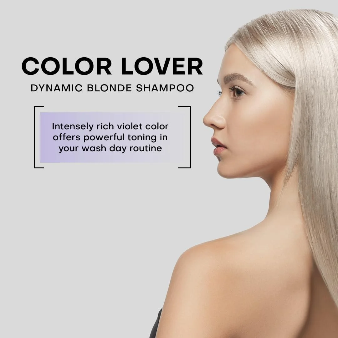 شامپو بنفش مخصوص موهای بلوند FRAMESI Color Lover Dynamic Blonde، 1000 میلی لیتر، شامپو بدون سولفات، مناسب موهای رنگ شده، 1000 میلی لیتر شامپو بنفش مخصوص موهای بلوند FRAMESI Color Lover Dynamic Blonde، 1000 میلی لیتر، شامپو بدون سولفات، مناسب موهای رنگ شده، 1000 میلی لیتر