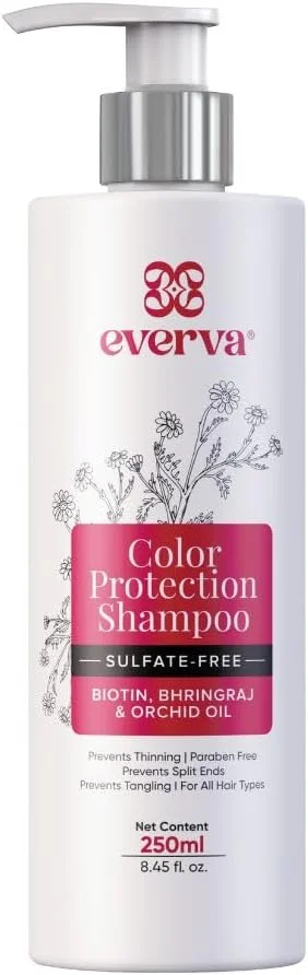 شامپو محافظ رنگ مو اوروا | بدون سولفات، بدون پارابن | شامپو بیوتین با برینگراج و روغن ارکیده - 250 میلی لیتر شامپو محافظ رنگ مو اوروا | بدون سولفات، بدون پارابن | شامپو بیوتین با برینگراج و روغن ارکیده - 250 میلی لیتر