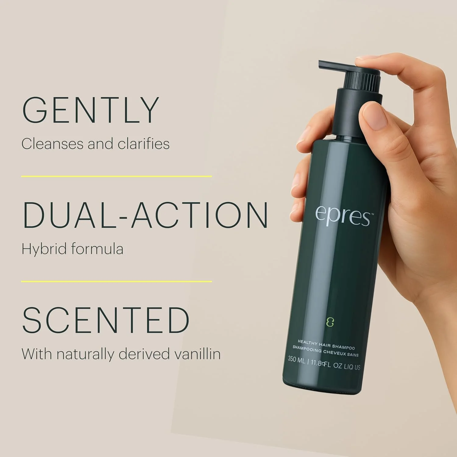 شامپو موی سالم اپرس، ترمیم کننده پیوند برای موهای قوی تر و براق تر، فرمول تمیزتر و رقیق تر بدون کواتر، پشتیبانی شده توسط علم، سبک وزن و بدون ایجاد خشکی، آبرسانی پوست سر در حین ترمیم آسیب شامپو موی سالم اپرس، ترمیم کننده پیوند برای موهای قوی تر و براق تر، فرمول تمیزتر و رقیق تر بدون کواتر، پشتیبانی شده توسط علم، سبک وزن و بدون ایجاد خشکی، آبرسانی پوست سر در حین ترمیم آسیب