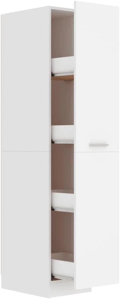 کابینت دارویی vidaXL لوازم مدرن خانگی مبلمان اتاق کمد قفسه ذخیره سازی سازمان دهنده خانه مجموعه کمد لباس چوب مهندسی شده سفید