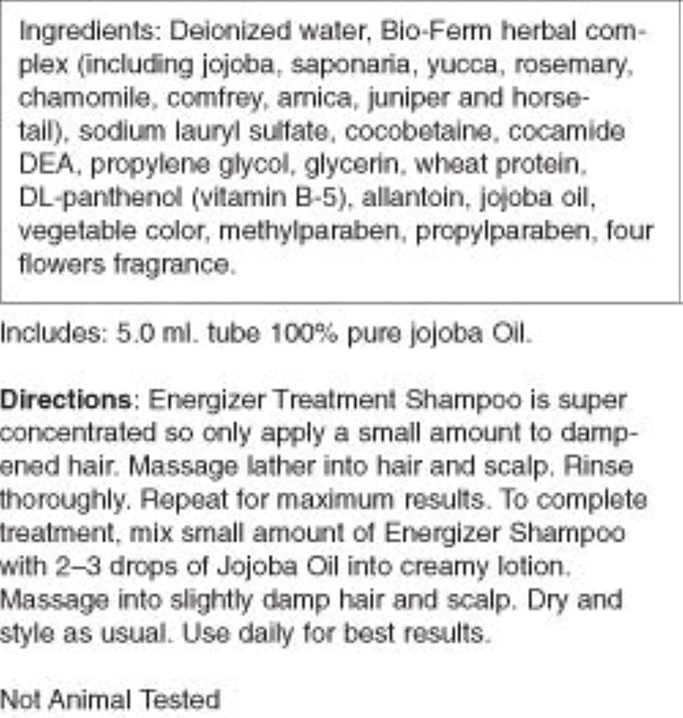 شامپو درمانی آزمایشگاه های انرجایزر هوب، 4 اونس شامپو درمانی آزمایشگاه های انرجایزر هوب، 4 اونس