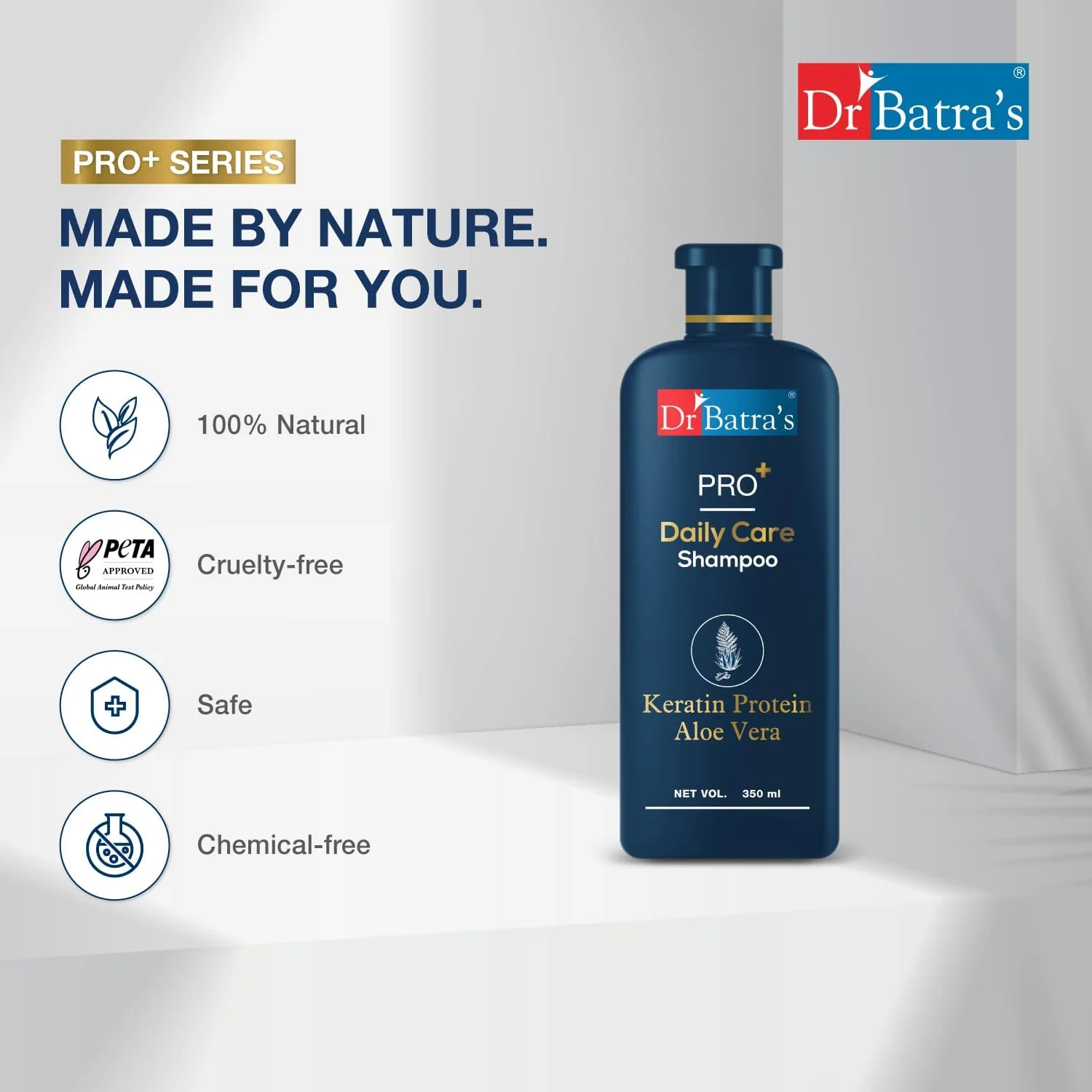 شامپو مراقبت روزانه دکتر باترا مدل PRO+ (350 میلی لیتر)