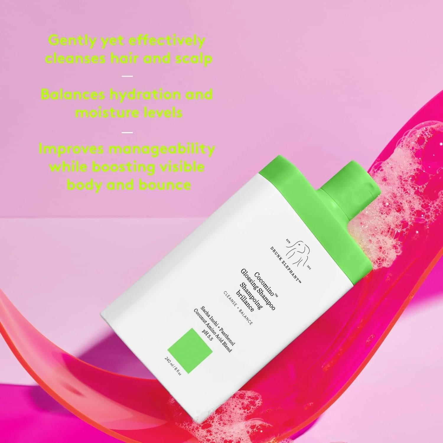 شامپو براق کننده نارگیل Coco-mino دکترانک الفنت شامپو براق کننده نارگیل Coco-mino دکترانک الفنت