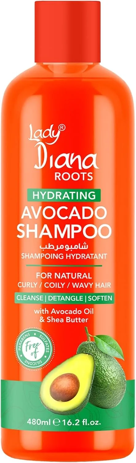 شامپو آبرسان آووکادو و شی لیدی دایانا روتس 480 میلی لیتر | شستشوی ملایم و مغذی مو | موهای نرم، صاف و سالم | کاهش وز و تقویت مو شامپو آبرسان آووکادو و شی لیدی دایانا روتس 480 میلی لیتر | شستشوی ملایم و مغذی مو | موهای نرم، صاف و سالم | کاهش وز و تقویت مو