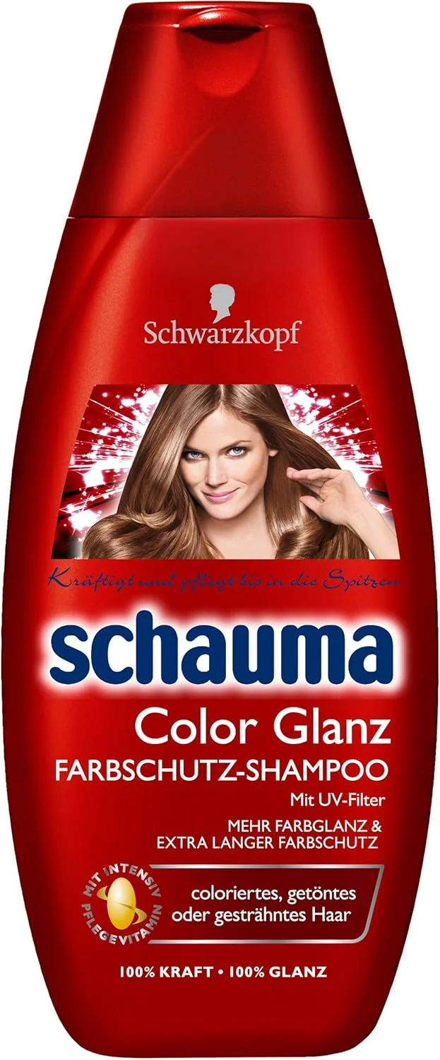 شامپو شوما Schwarzkopf Schauma محافظت از رنگ مو، درخشش رنگ، 400 میلی لیتر، بسته 2 عددی