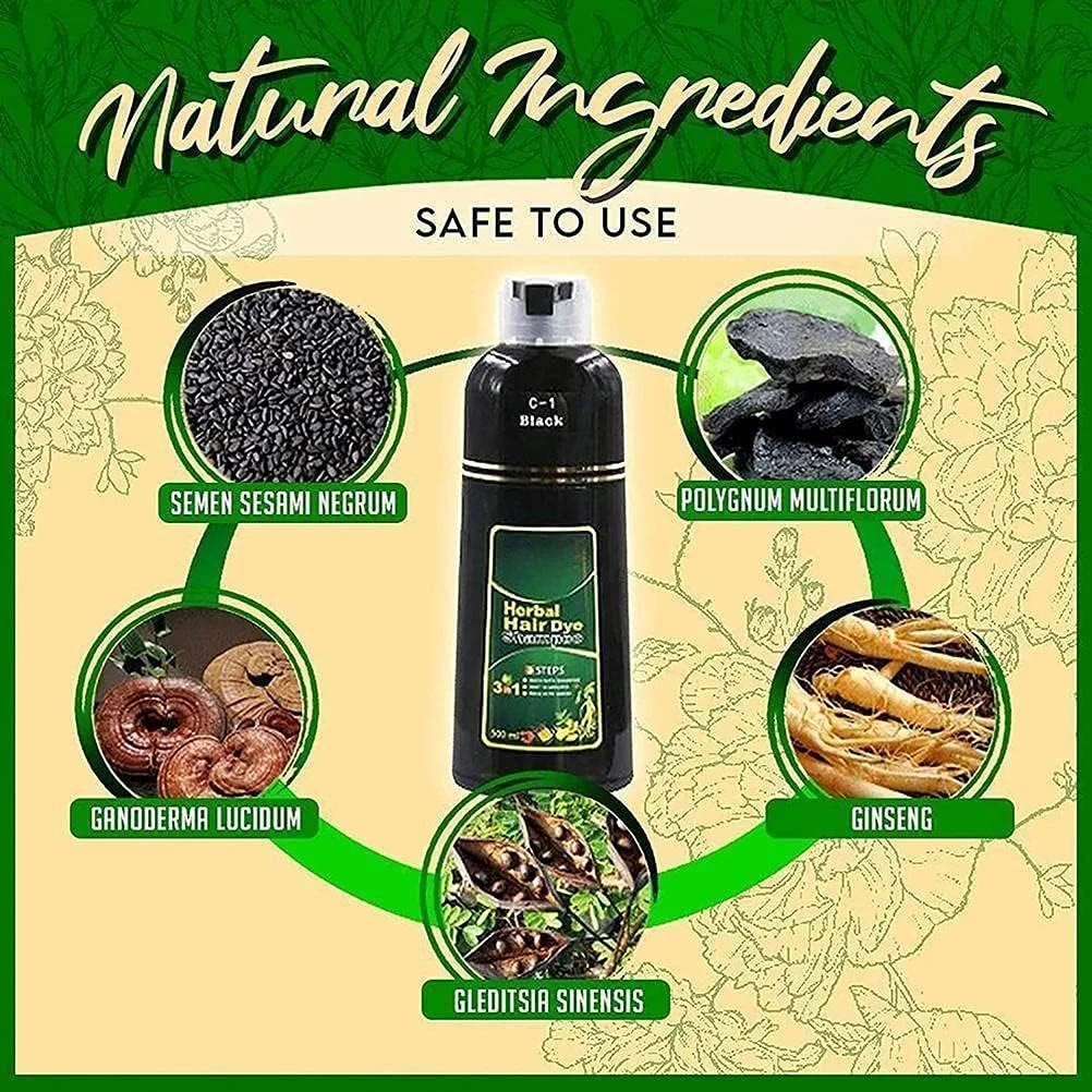 شامپو رنگ موی گیاهی 10 دقیقه ای، شامپو تیره کننده موی گیاهی 3 در 1، شامپو رنگ موی طبیعی، رنگ موی گیاهی فوری، رنگ کردن مو در چند دقیقه، مراقبت از موهای شما، 500 میلی لیتر (قهوه ای) شامپو رنگ موی گیاهی 10 دقیقه ای، شامپو تیره کننده موی گیاهی 3 در 1، شامپو رنگ موی طبیعی، رنگ موی گیاهی فوری، رنگ کردن مو در چند دقیقه، مراقبت از موهای شما، 500 میلی لیتر (قهوه ای)