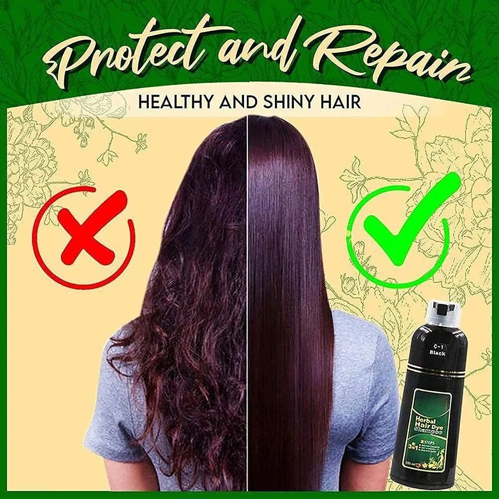 شامپو رنگ موی گیاهی 10 دقیقه ای، شامپو تیره کننده موی گیاهی 3 در 1، شامپو رنگ موی طبیعی، رنگ موی گیاهی فوری، موها را در عرض چند دقیقه رنگ می کند، از موهای شما مراقبت می کند، 500 میلی لیتر شامپو رنگ موی گیاهی 10 دقیقه ای، شامپو تیره کننده موی گیاهی 3 در 1، شامپو رنگ موی طبیعی، رنگ موی گیاهی فوری، موها را در عرض چند دقیقه رنگ می کند، از موهای شما مراقبت می کند، 500 میلی لیتر