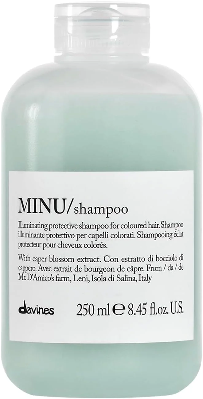 شامپو داوینس MINU | شامپو تثبیت کننده رنگ مو برای موهای رنگ شده و تحت درمان | محافظت و حفظ درخشندگی و براقیت مو برای مدت طولانی تر | 250 میلی لیتر (بسته 1 عددی) شامپو داوینس MINU | شامپو تثبیت کننده رنگ مو برای موهای رنگ شده و تحت درمان | محافظت و حفظ درخشندگی و براقیت مو برای مدت طولانی تر | 250 میلی لیتر (بسته 1 عددی)